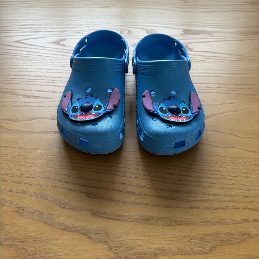 CROCS Blue and Purple Slip-On Loafers Worn Once but too big